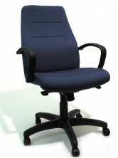 Galaxy Exec Squareline MB. Infinite Lock Tilt Mech. Black Arms And Base. Fabric Any Colour